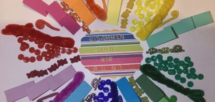 Die Projektwoche „Zusammen sind wir bunt“ in der Klasse 3b
